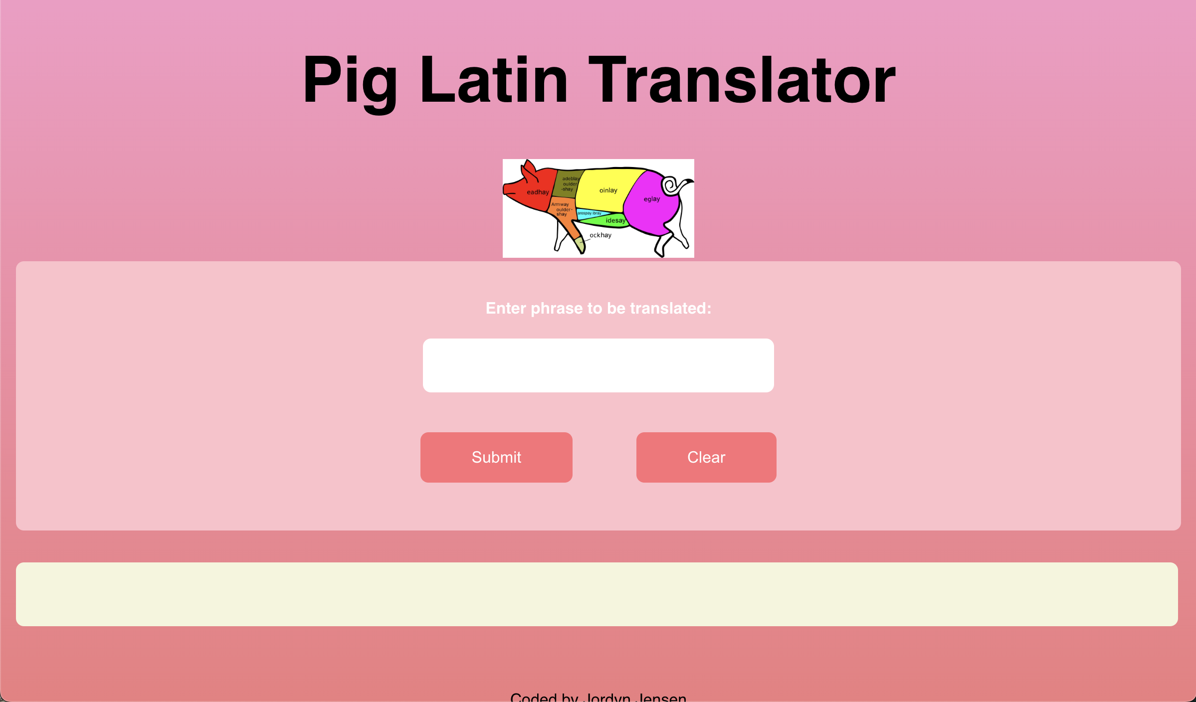 Pig Latin